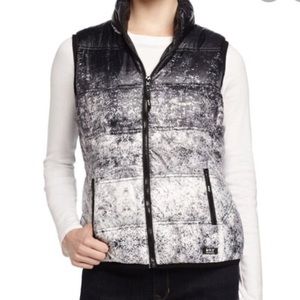 Marc New York ombré two tone puffer vest